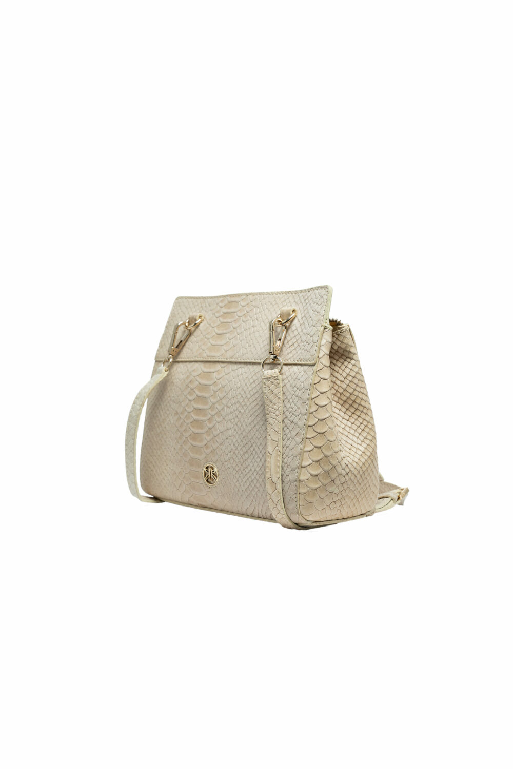 Cream Sling Bag with Butterfly Logo - Image 4