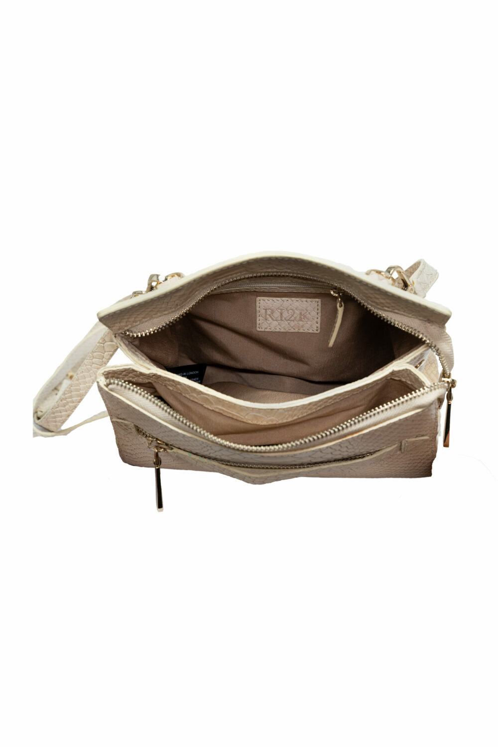 Cream Sling Bag with Butterfly Logo - Image 3
