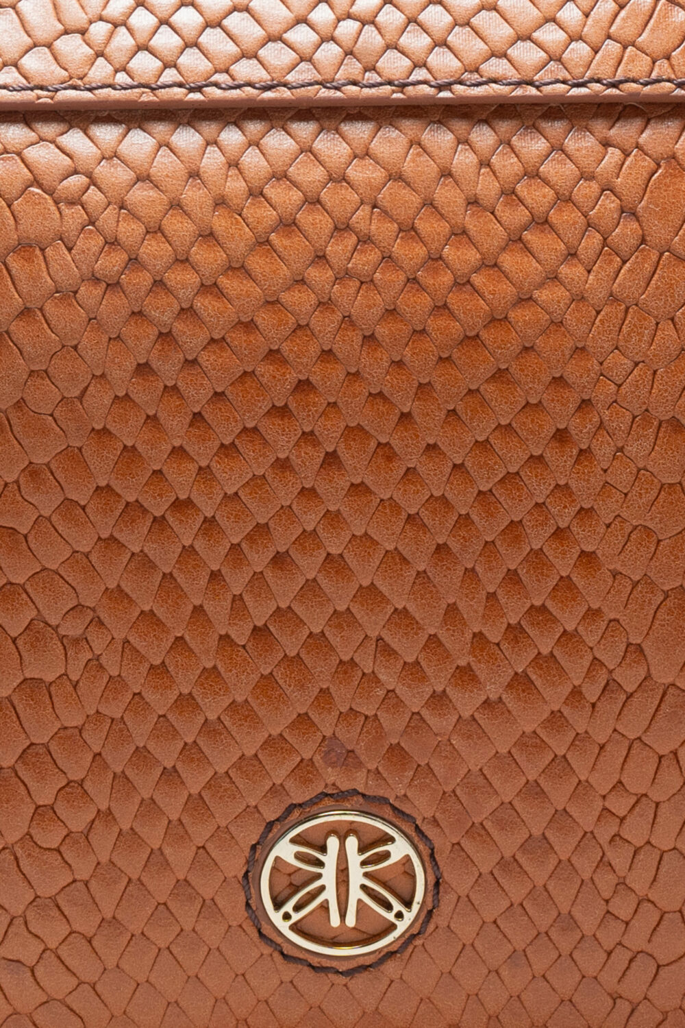 Brown Sling Bag with Butterfly Logo - Image 6