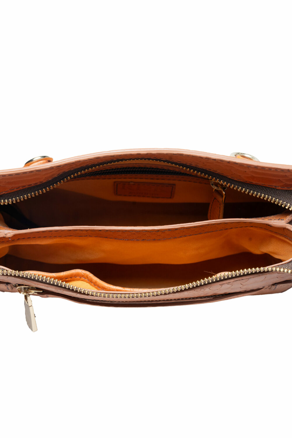 Brown Sling Bag with Butterfly Logo - Image 3