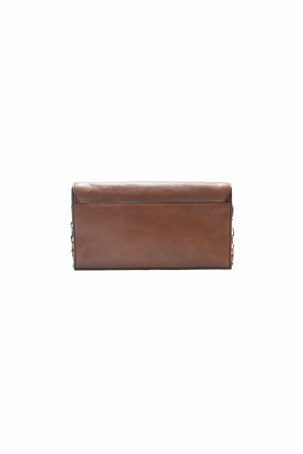 Brown Sling Bag with Twist Lock - Image 4