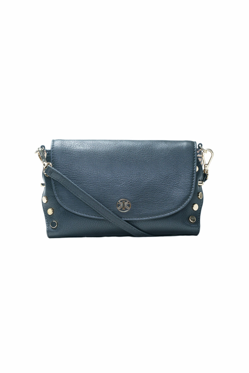 Black Genuine Leather Acrossbody Bag - Image 2