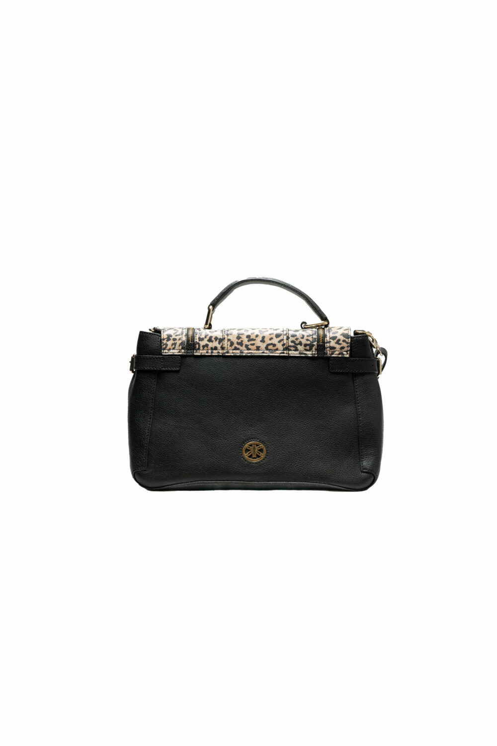Black Leapord Hunter Satchel Bag - Image 4