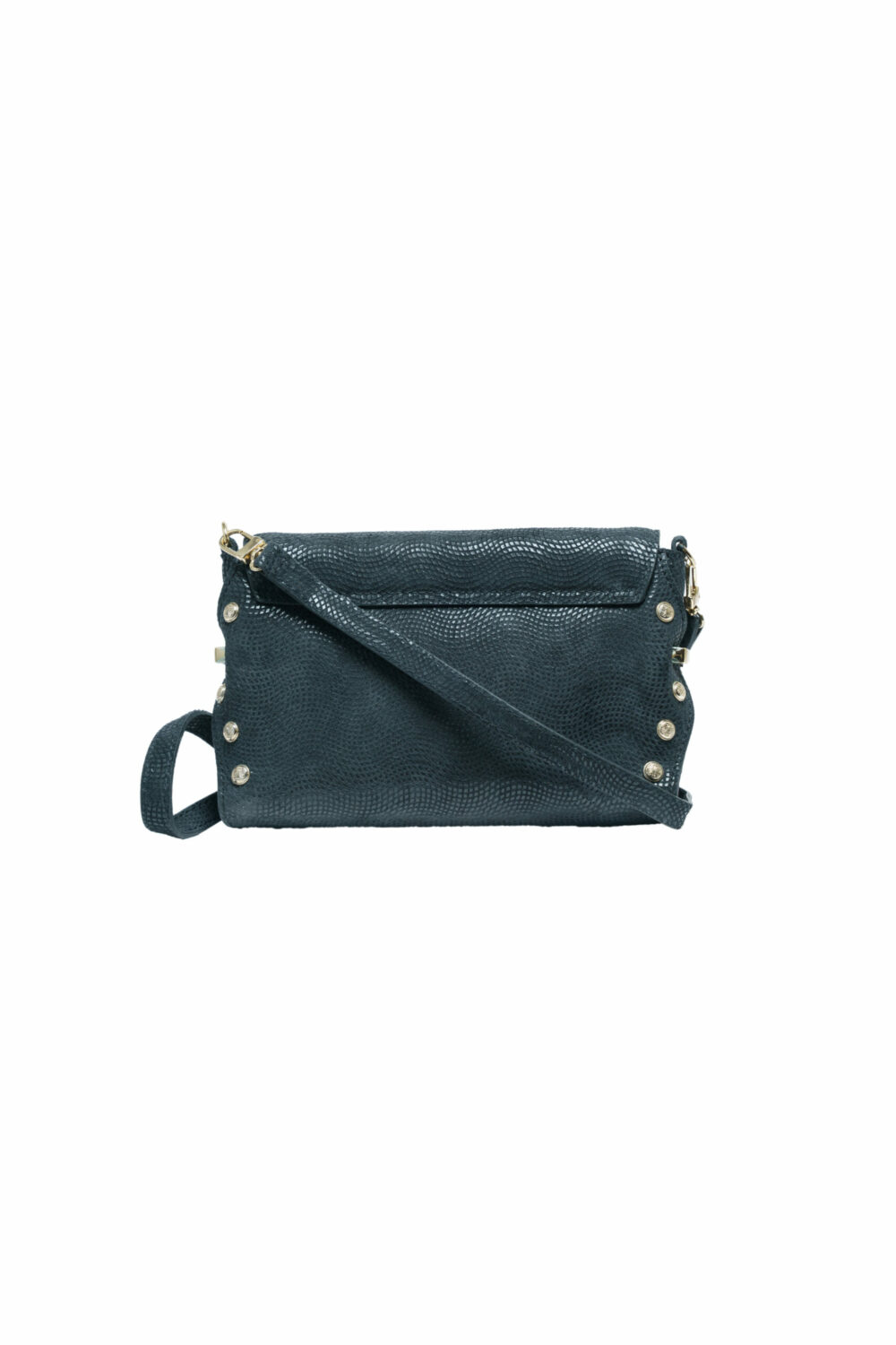 Black Genuine Leather Acrossbody Bag - Image 4