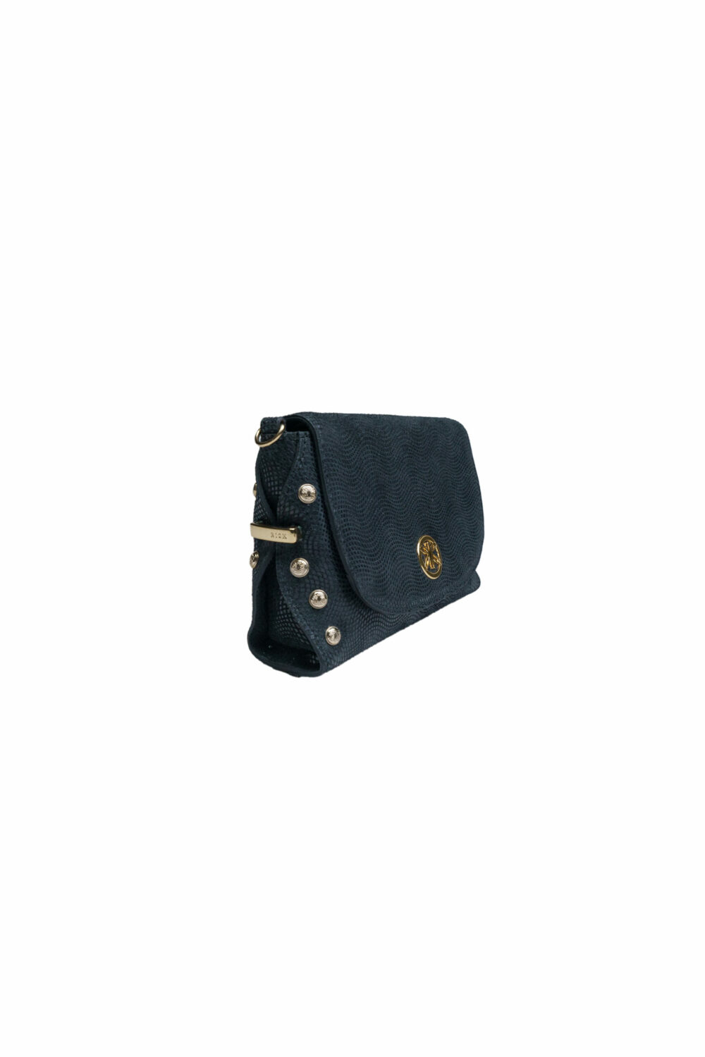 Black Genuine Leather Acrossbody Bag - Image 2