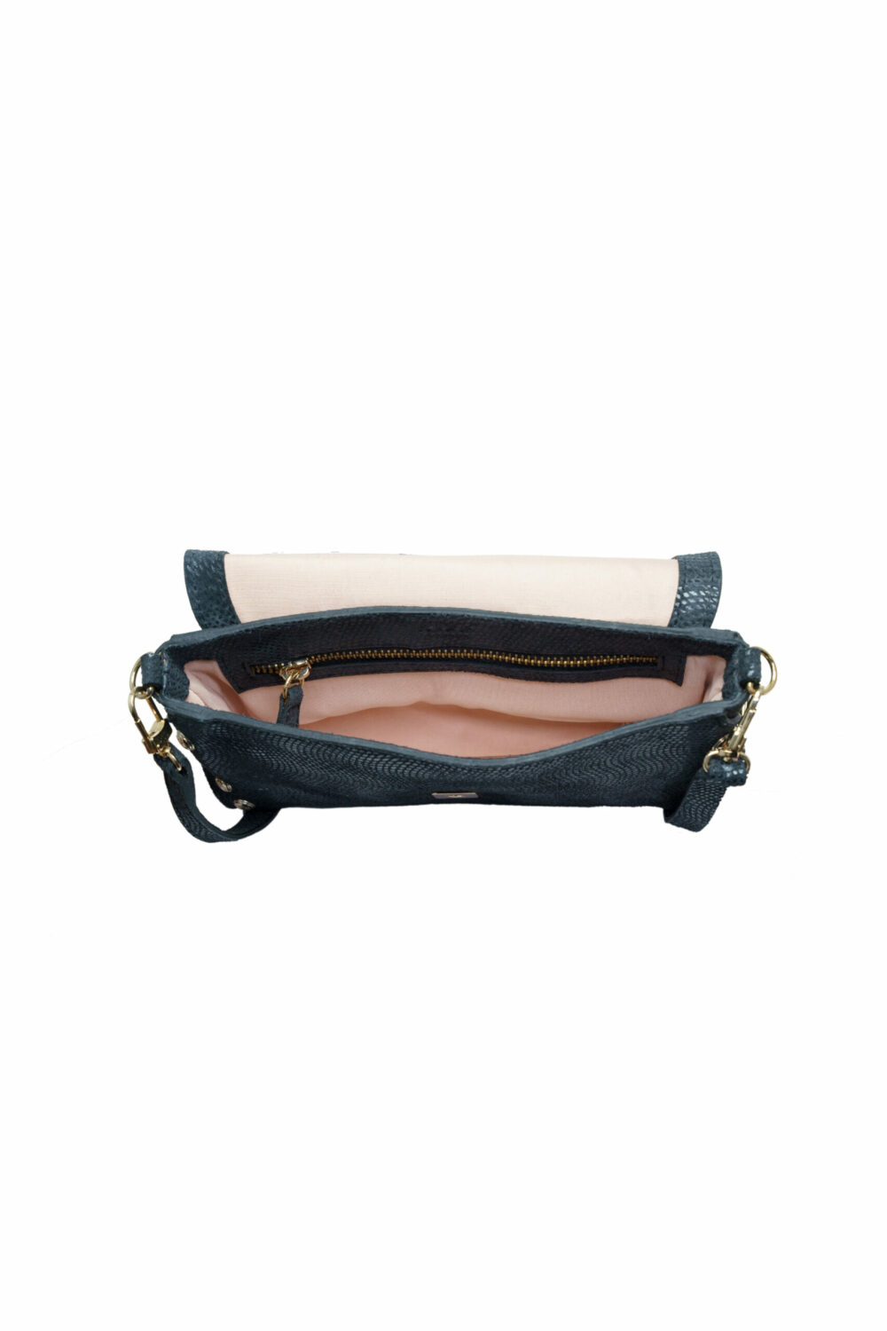 Black Genuine Leather Acrossbody Bag - Image 3
