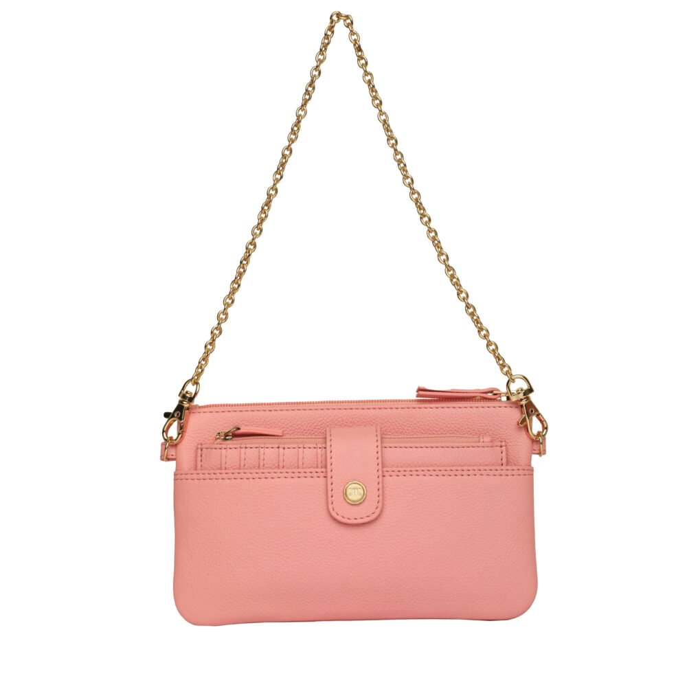 RI2K Light Pink Multipurpose Detachable Leather Sling Bag - Image 5