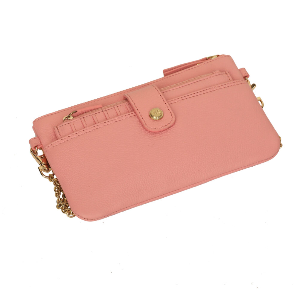 RI2K Light Pink Multipurpose Detachable Leather Sling Bag - Image 7