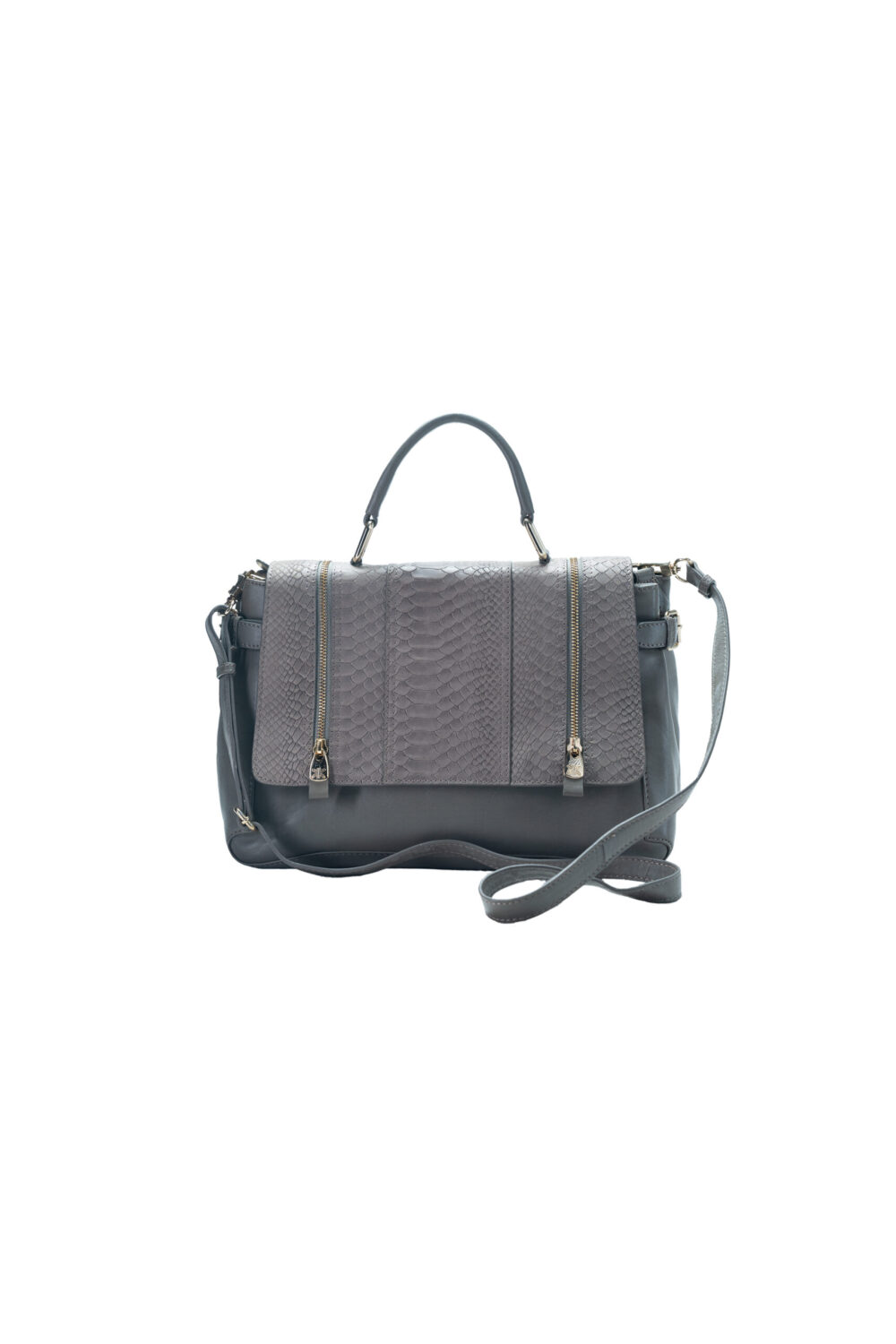 Grey Shoulder Handbag