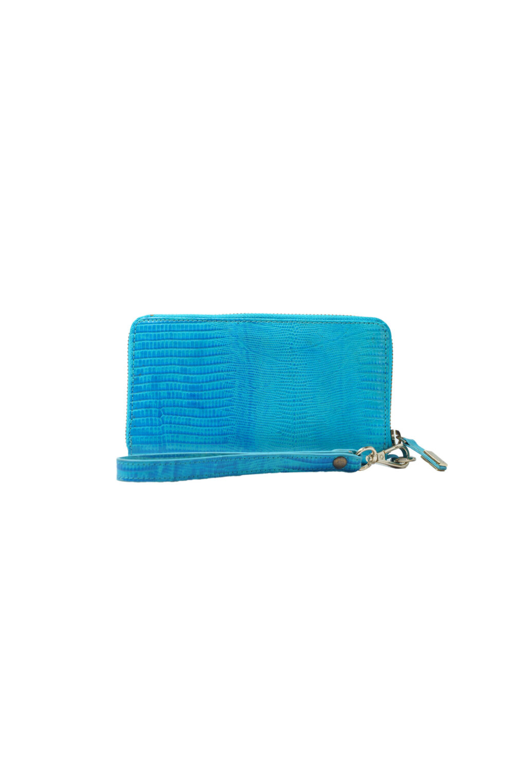 Blue Wristlet Zip Around Purse - Image 2