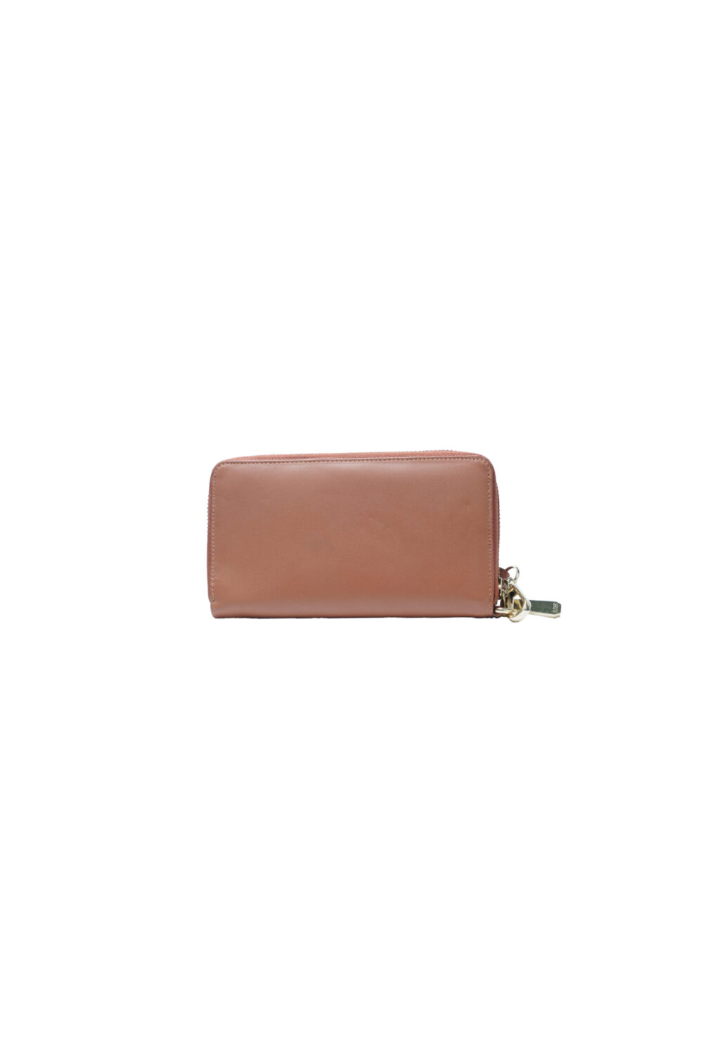 Dark Tan Wristlet Zip Around Purse - Image 2