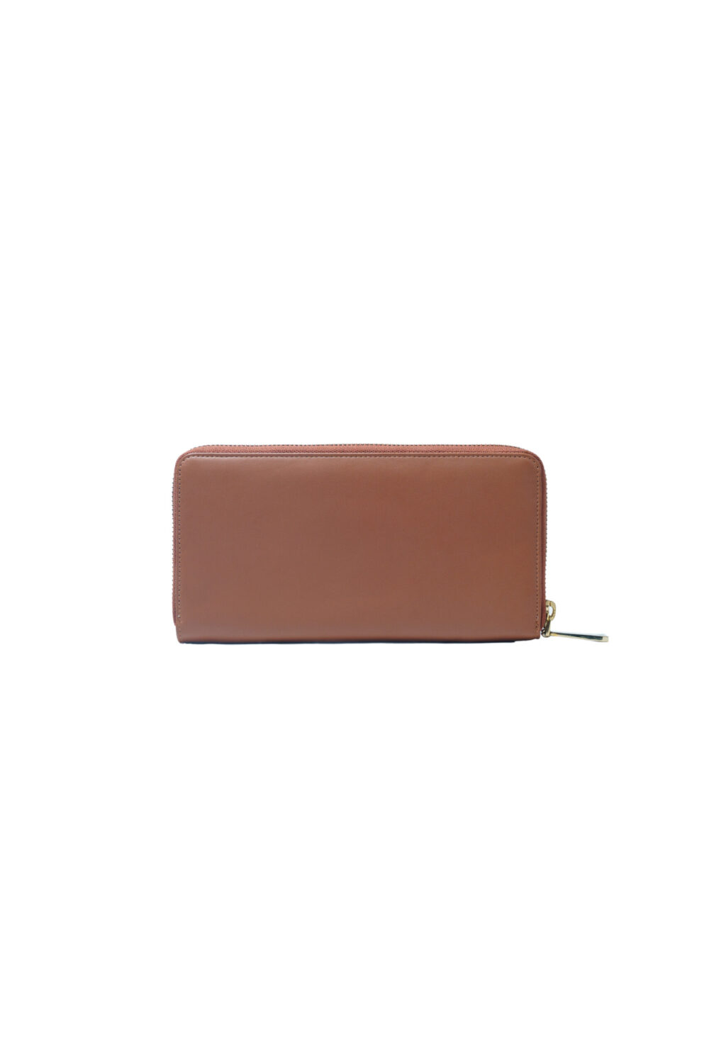 Dark Tan Zip Around Purse - Image 3