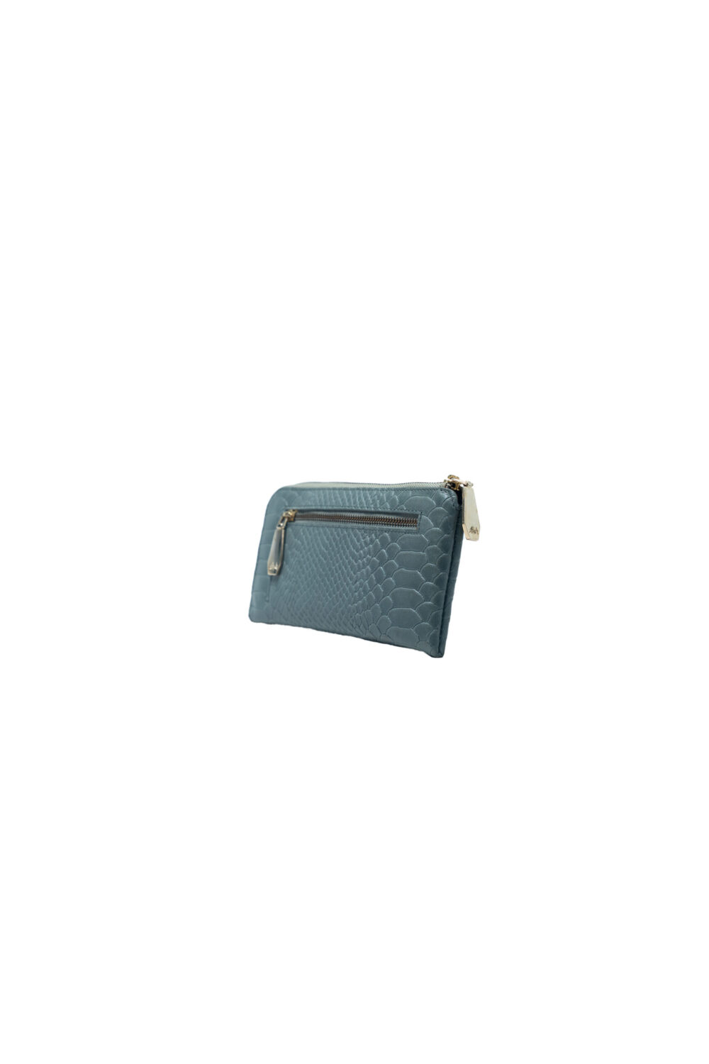 Italian Grey Zip Around Purse - Image 3