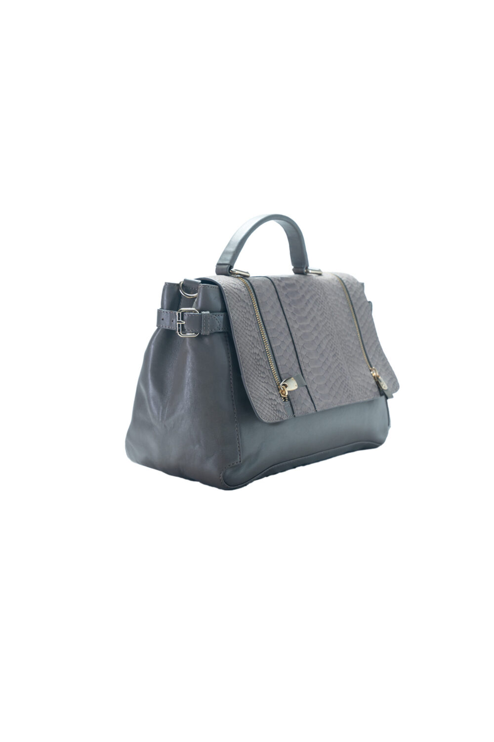 Grey Shoulder Handbag - Image 3