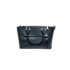 Black Cut Out Shoulder Handbag
