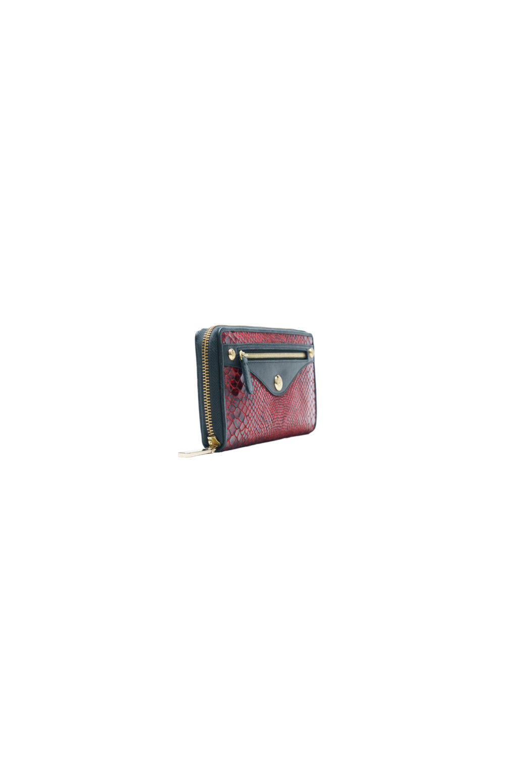 Red And Black Zip Around Purse - Image 4