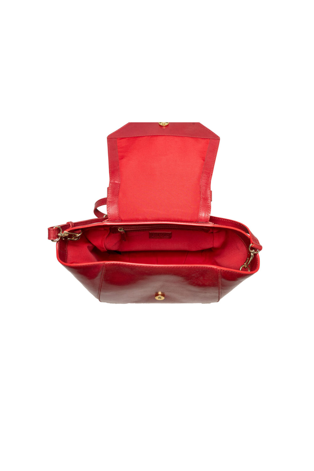 Calle Red Shoulder Handbag - Image 5