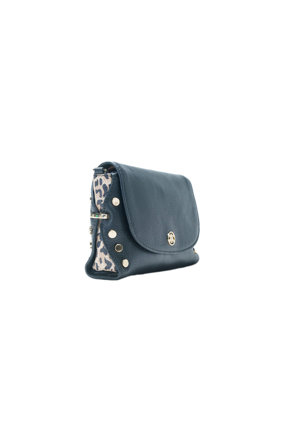 Black and Leopard Print Sling Bag - Image 2