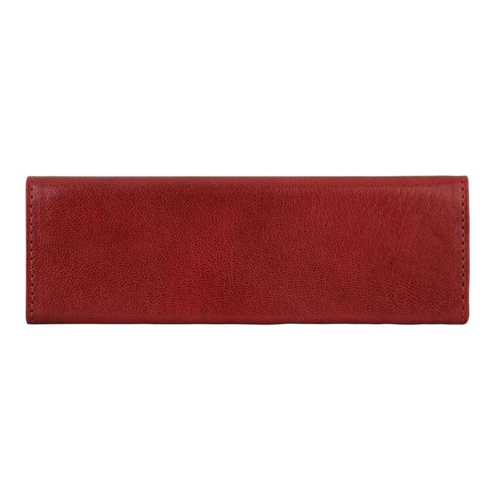 Red Premium Leather Eyewear Case with Iconic British Flair - Image 5