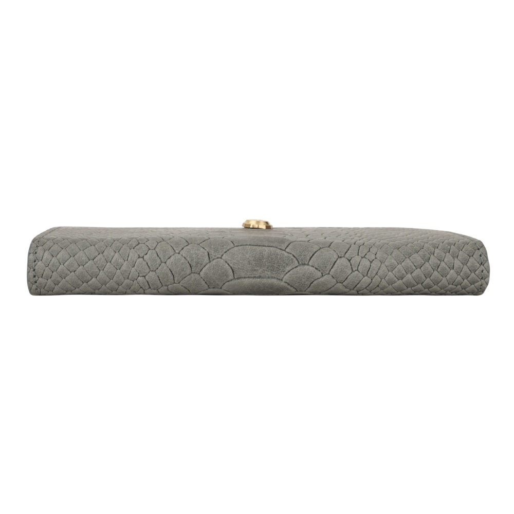 Grey Premium Leather Eyewear Case with Iconic British Flair - Image 7