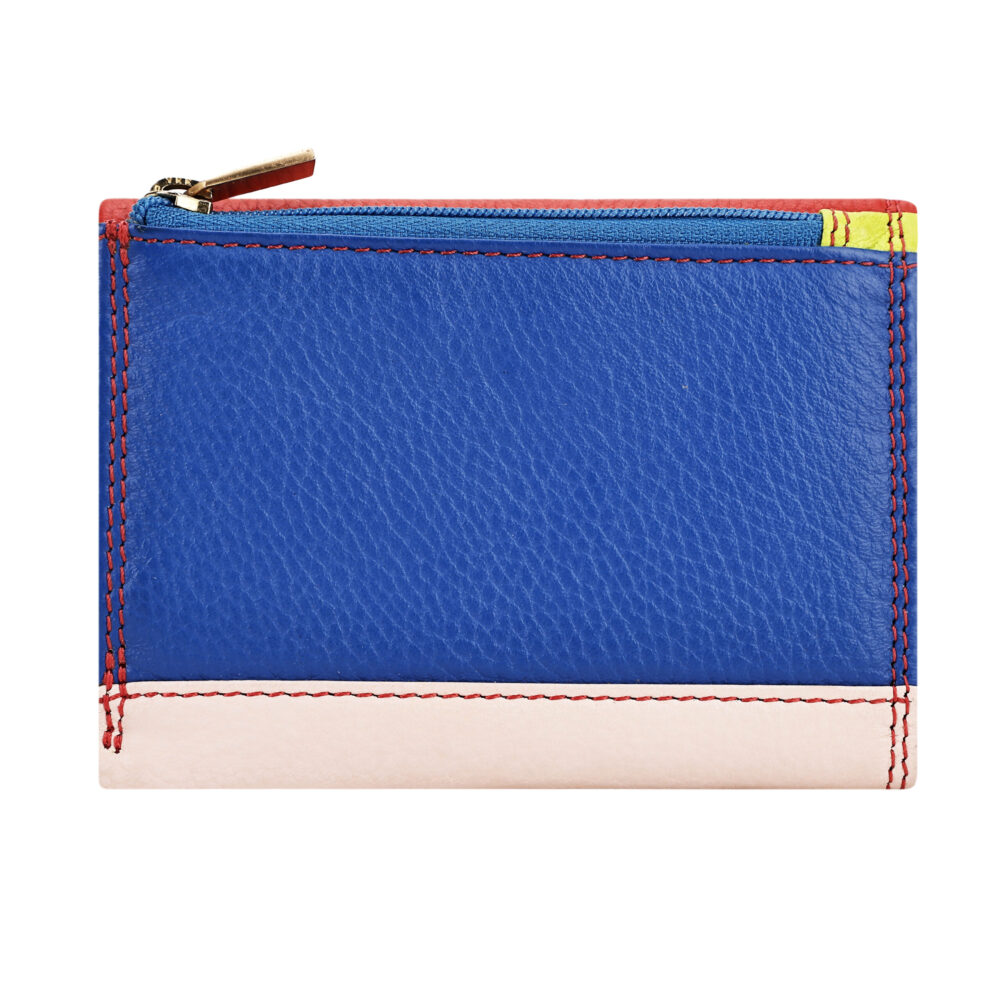 RI2K Genuine Leather Multicolour Minimalistic Purse - Image 2