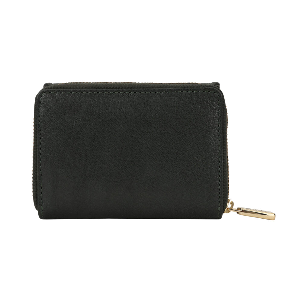 Genuine Leather Multipurpose Green Purse - Image 2