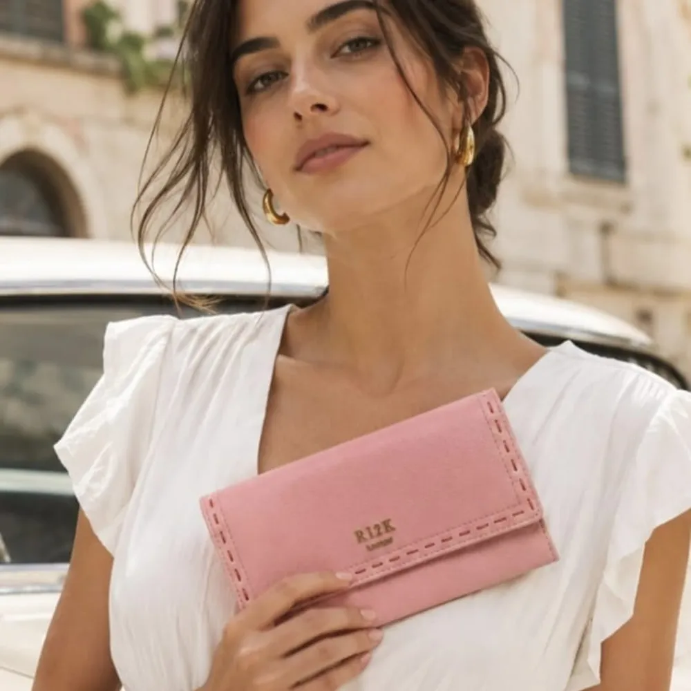 Stella Light Pink Flap Purse