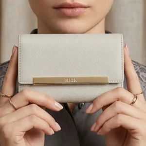 Maple Cream Tri-Fold Purse