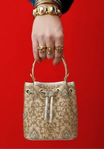Nina Gold Handbag